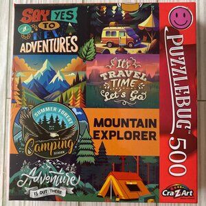 3/$10 500 Piece Puzzle "CAMPING LIFE"